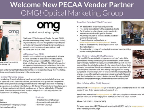 OMG! New PECAA Vendor Partner