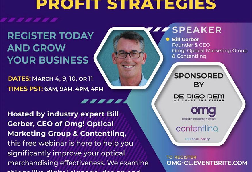Optical Merchandising Profit Strategies webinar series